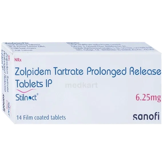 stilnoct 6.25mg tablet 15's